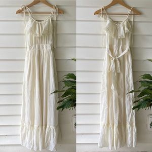 70s Gunne Sax by Jessica cream maxi dress size 7